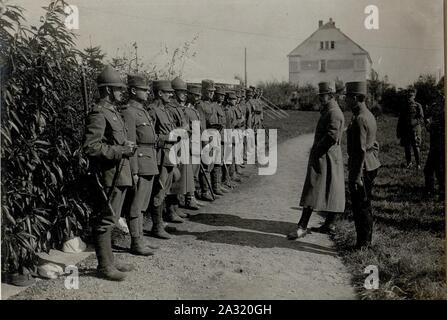 Erzherzog Karl besichtigt Neue Projektsuniformen, 23.9.1916 Stockfoto