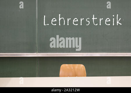 Lehrerstreik in Deutschland Stockfoto