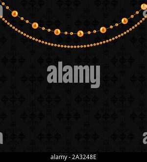 Schönheit-Perle Hintergrund-Vektor-illustration Stock Vektor