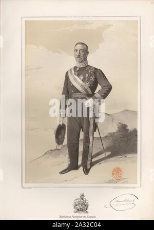 Estado Mayor General del Ejército Español - migueel osset. Stockfoto