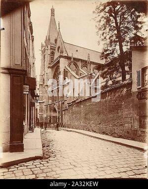 Eugène Atget - Rue de Prêtres - saint-séverin. Stockfoto