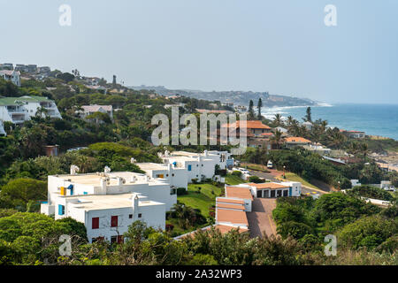 Die Apartments auf Santorini Urlaub in Ballito auf der Durban North Coast in Südafrika Stockfoto