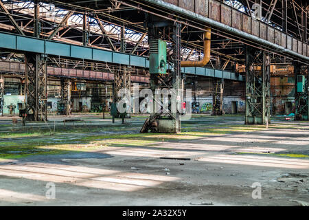 Verlorene Orte DDR-Fabrik Stockfoto