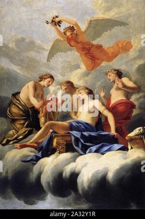 Eustache Le Sueur - Die Geburt von Cupid - Stockfoto