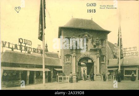 Ausstellung - universelle-Gand -1913-1. Stockfoto
