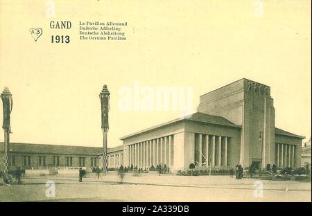 Ausstellung - universelle-Gand -1913-5. Stockfoto