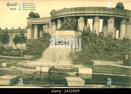 Ausstellung - universelle-Gand -1913-7. Stockfoto