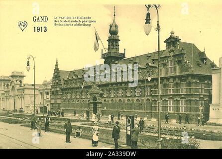 Ausstellung - universelle-Gand -1913-12. Stockfoto