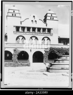 Äußere des Alvarado hotel, Albuquerque, New Mexico Stockfoto