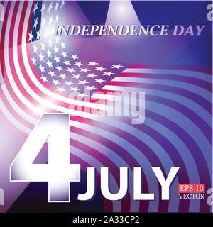 American Independence Day. Stock Vektor