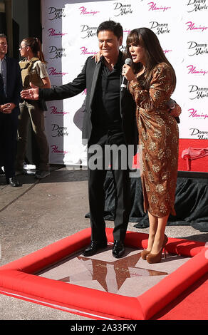 Las Vegas, USA. 04 Okt, 2019. Donny Osmond, Marie Osmond. Donny und Marie Osmond geehrt, von Las Vegas zu Fuß von Sternen im Flamingo Las Vegas. Credit: MediaPunch Inc/Alamy leben Nachrichten Stockfoto