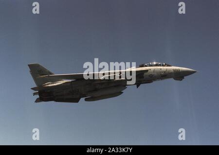 F-14A VF-24 Spatzen und Sidewinders. Stockfoto