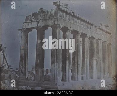 Fassade und North Colonnade des Parthenon auf der Akropolis in Athen. Stockfoto