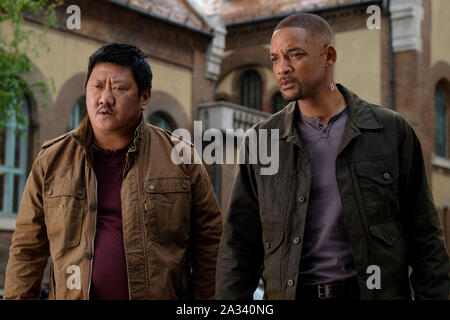 Erscheinungsdatum: Oktober 11, 2019 Title: Gemini Mann Studio: Paramount Pictures Regie: Ang Lee Handlung: ein Over-the-Hill hitman gegen eine jüngere Klon von sich. STARRING: Will Smith als Henry Brogan/Junior, Benedict Wong als Baron. (Bild: © Paramount Pictures/Entertainment Bilder) Stockfoto