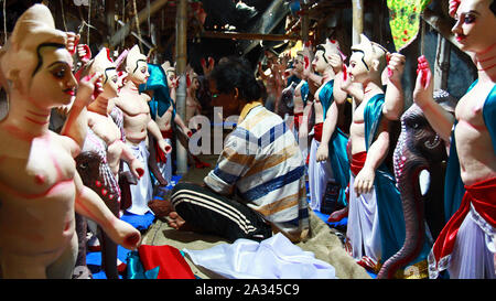 Durga Idol, Stockfoto