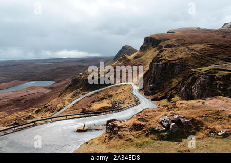 Quiraing, Isle Of Skye, Schottland Stockfoto