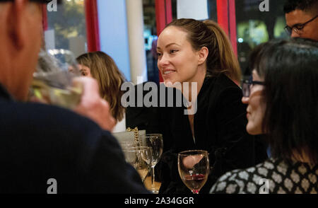 Kalifornien, USA. 05 Okt, 2019. Olivia Wilde nimmt an der Rezeption während bei Spotlight 42 Mill Valley Film Festival auf Olivia Wilde' am Oktober 04, 2019 in San Rafael, Kalifornien. Credit: MediaPunch Inc/Alamy leben Nachrichten Stockfoto