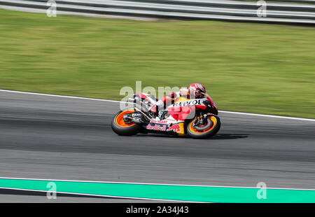 Buriram, Thailand. 5. Okt, 2019. Marc Marquez von Repsol Honda Team während der Vorrunde der MotoGP in Buriram, Thailand, Oktober 5, 2019. Credit: Zhang Keren/Xinhua/Alamy leben Nachrichten Stockfoto