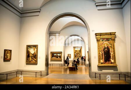 Innen in der National Portrait Gallery, London, Vereinigtes Königreich Stockfoto