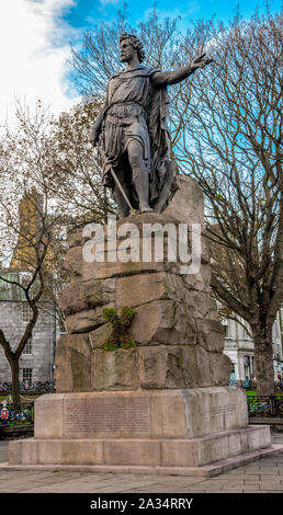 Ein Denkmal von William Wallace, Held von Schottland, Aberdeen, Vereinigtes Königreich Stockfoto