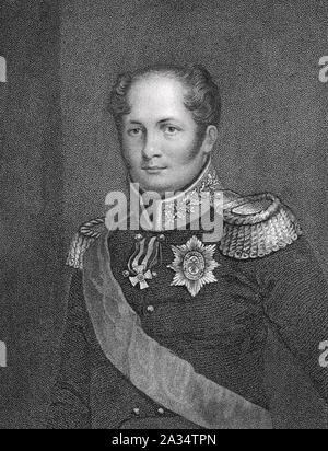 ALEXANDER I. von Russland (1777-1825) Stockfoto