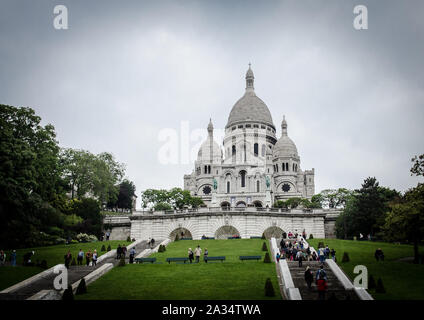 Die Basilika Sacré-coeur in Paris, Frankreich (heilig - Herz) Stockfoto