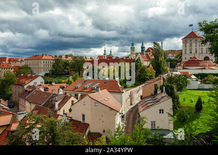 Herbst Nachmittag am Hradschin in Prag, Tschechien. Stockfoto