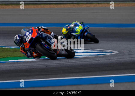 Chang International Circuit, Buriram, Thailand. 5. Okt, 2019. MotoGP Thailand, qualifizierender Tag Tag; Miguel Oliveira, Joan Mir Credit: Aktion plus Sport/Alamy leben Nachrichten Stockfoto