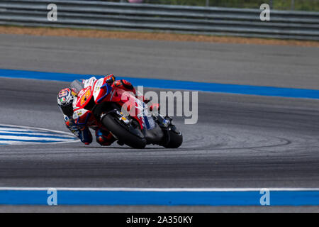 Chang International Circuit, Buriram, Thailand. 5. Okt, 2019. MotoGP Thailand, qualifizierender Tag Tag; die Zahl 43 Pramac Racing rider Jack Miller während der qualifizierenden Credit: Aktion plus Sport/Alamy leben Nachrichten Stockfoto