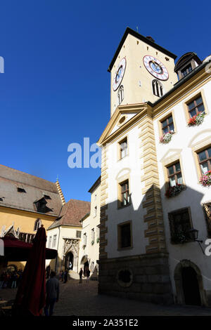 Regensburg: altes Rathaus, von immerwährender Reichstag (Reichstag, immerwährenden Reichstag zu Regensburg) in der Oberpfalz, Oberpfalz, Bayern, Bava Stockfoto