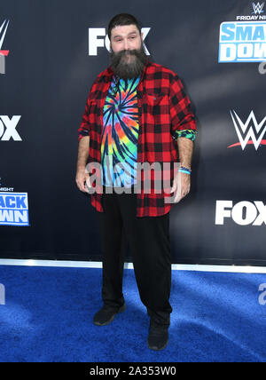 Los Angeles, USA. 04. Okt 2019. . WWE 20. Jahrestag Gedenkfeier Premiere von WWE Friday Night SmackDown auf FOX im Staples Center statt. Photo Credit: Birdie Thompson/AdMedia/MediaPunch Credit: MediaPunch Inc/Alamy leben Nachrichten Stockfoto