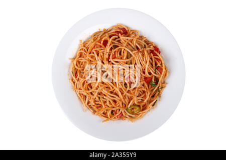 Fotos aus der Türkei berühmt und köstliche hausgemachte Gerichte zum Hotel & Restaurant Bestellungen und Menü, Internet- und TV-Werbung makarna Spagetti Stockfoto