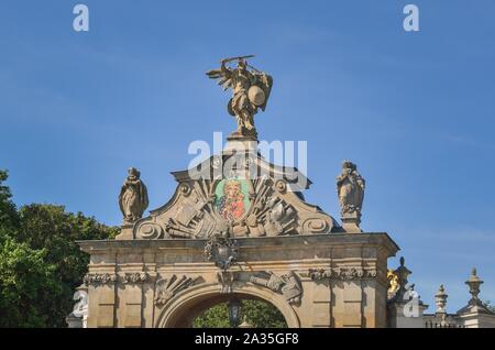 Tschenstochau, Polen - 15. September 2019: Die lubomirski Tor am Kloster Jasna Gora in Czestochowa, Polen. Stockfoto