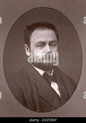 ÉMILE ZOLA (1840-1902) französische Romancier und Dramatiker Stockfoto