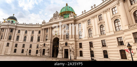 Hofburg auf St. Michael Platz (Michaelerplatz), Wien Wien, Österreich Stockfoto