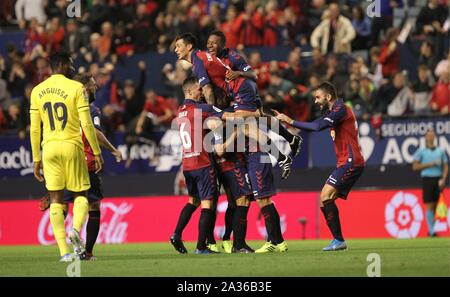 Liga Santander. Jornada 8 Estadio El Sadar. C.A. Osasuna-Villarreal CF Credit: CORDON PRESSE/Alamy leben Nachrichten Stockfoto