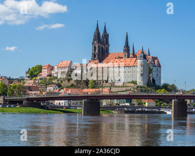 Meissen an der Elbe Stockfoto