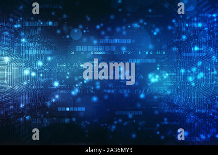 Binärer Code Hintergrund, Digital Abstract Technologie Hintergrund, Big Data digitalen Code, Datenkommunikation und Transfer Hintergrund Stockfoto