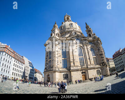 Frauenkirche Dresden Stockfoto
