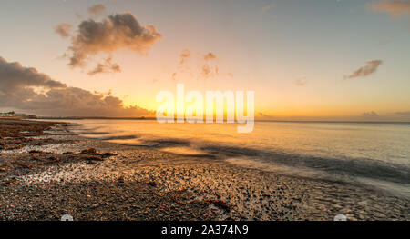 Penzance, Cornwall, UK. 6. Oktober 2019. UK Wetter. Sonnenaufgang von Penzance. Kredit Simon Maycock/Alamy Leben Nachrichten. Stockfoto