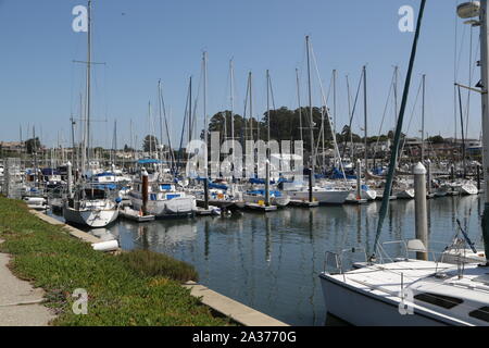 In USA Kalifornien santa cruz Hafen Reiseziel Stockfoto