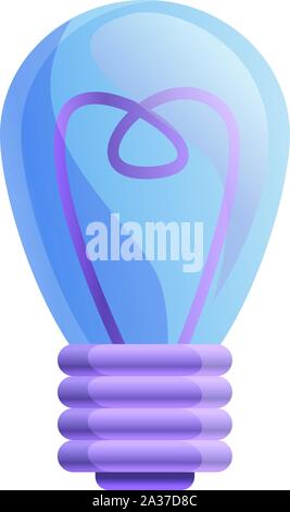 Garbage Glühlampe Symbol. Cartoon von Müll Glühlampe vektor Symbol für Web Design auf weißem Hintergrund Stock Vektor