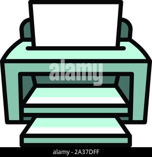 Ink Jet Drucker Symbol. Umrisse Ink Jet Drucker vektor Symbol für Web Design auf weißem Hintergrund Stock Vektor
