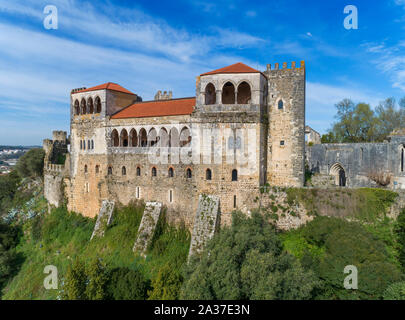 Mittelalterliche Burg in Leiria, Portugal Stockfoto