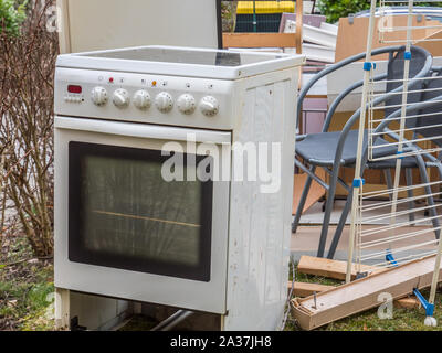 Alten Elektronikschrott Stockfoto