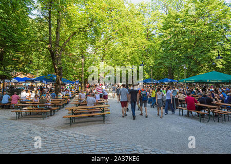 Augustiner-Keller Biergarten, München, Bayern, Deutschland Stockfoto