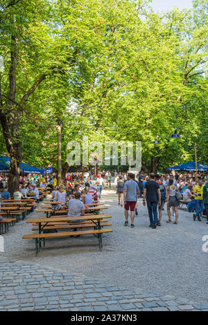 Augustiner-Keller Biergarten, München, Bayern, Deutschland Stockfoto