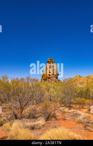 Corroboree Rock im Osten MacDonnell Ranges, Northern Territory, Australien Stockfoto