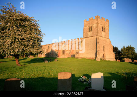 St Giles Kirche, Chesterton, Warwickshire, England Stockfoto