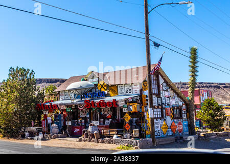 Historische Goldfield Nevada in der hohen Wüste nördlich von Las Vegas USA Stockfoto